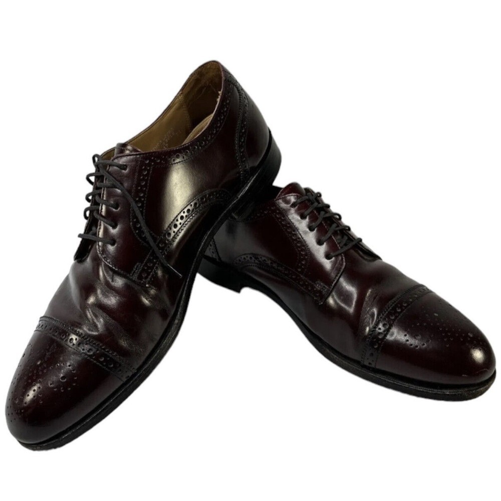 Bostonian Crown Windsor‎ Mens Brown Shoes Size 12 Leather DB First Flex